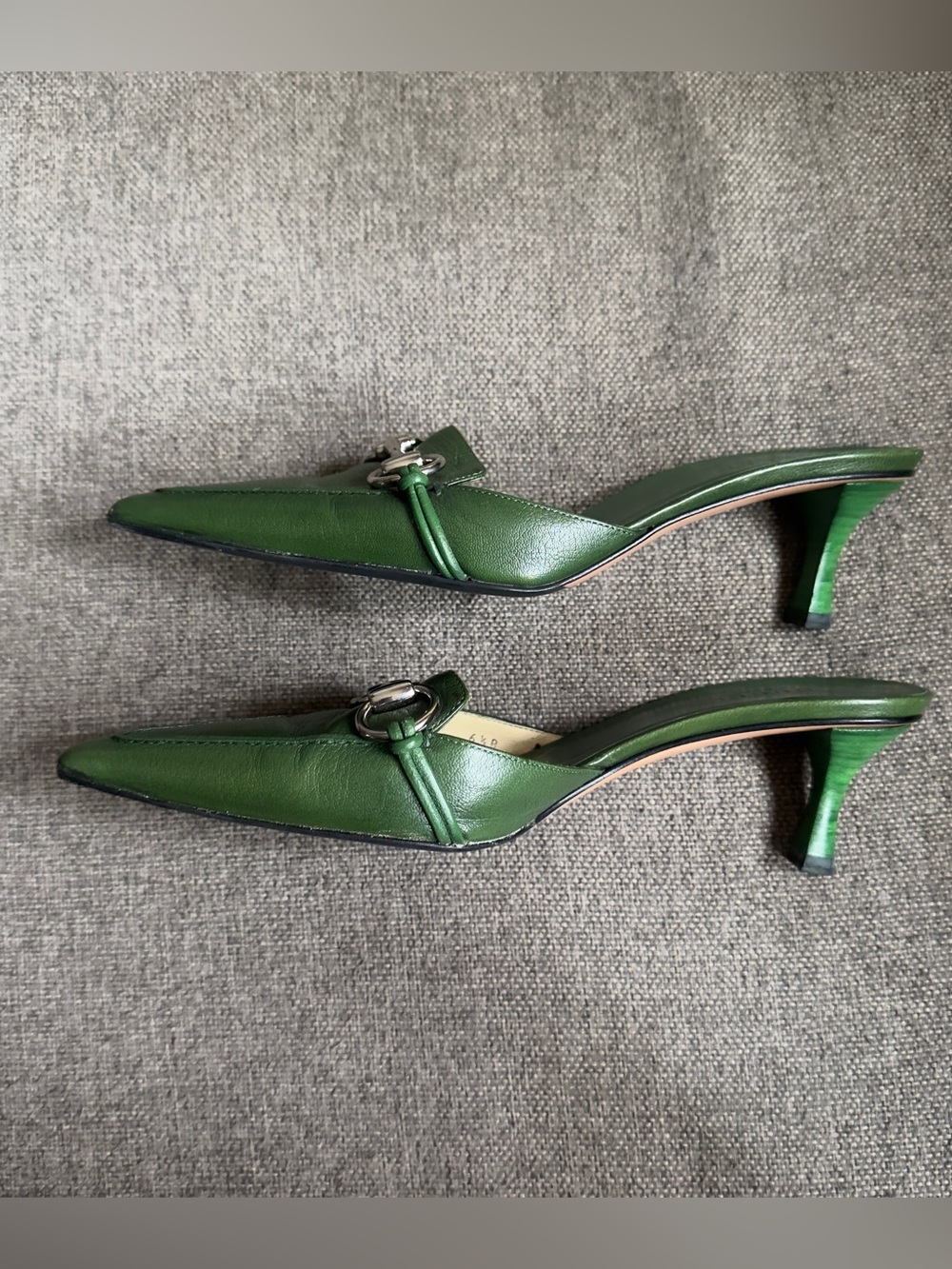 Vintage Gucci x Tom Ford green horsebit mules - Picture 5 of 8